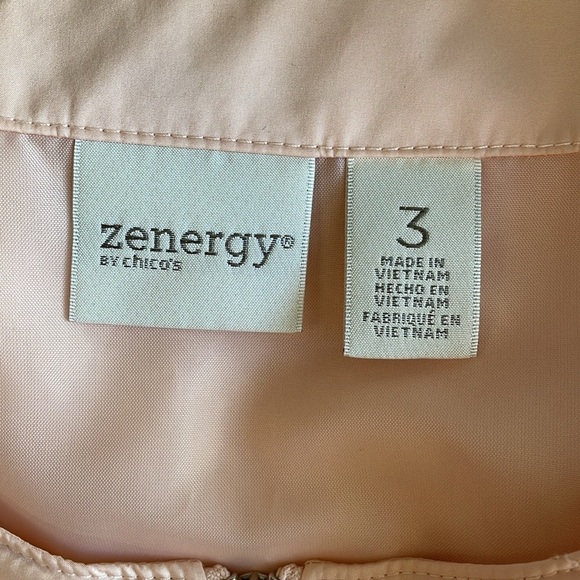 Chico’s Zenergy Light Pink Quilted Jacket - Picture 8 of 10